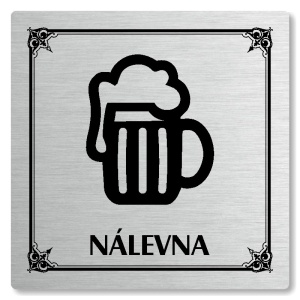 Nálevna, 148x148mm, stříbrná, Nebraska